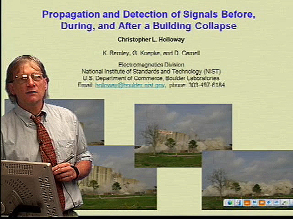 EMC - Chris Holloway - Propagation and Detection of Signals Before, During, and After a Building Collapse