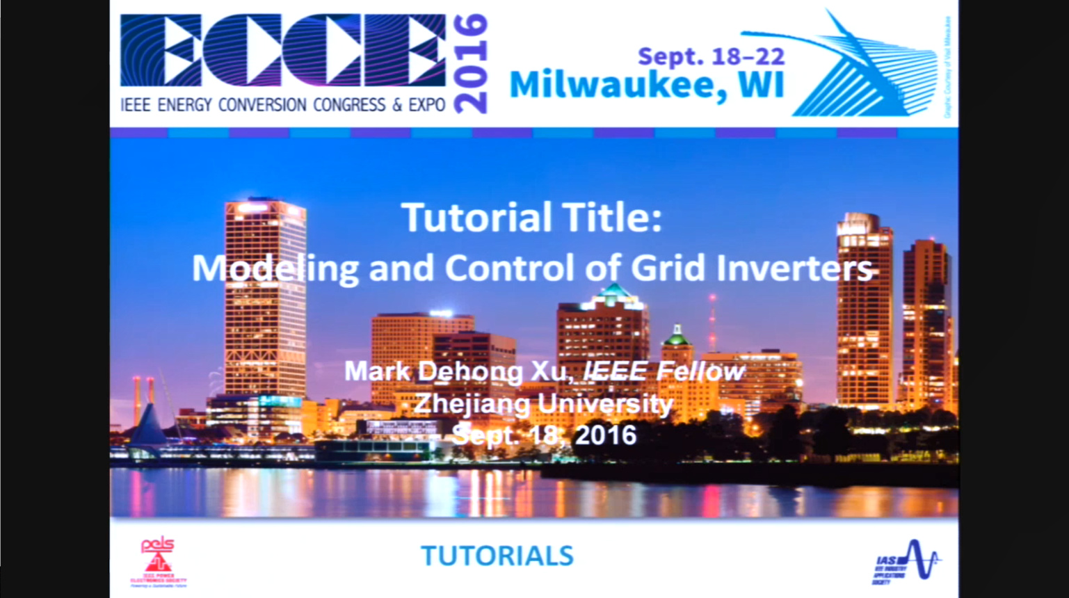 Modeling and Control of Grid Inverters Part I