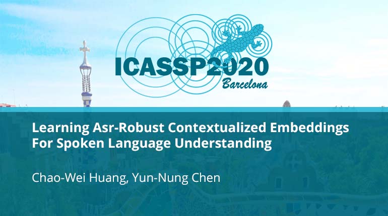 Learning Asr-Robust Contextualized Embeddings For Spoken Language Understanding