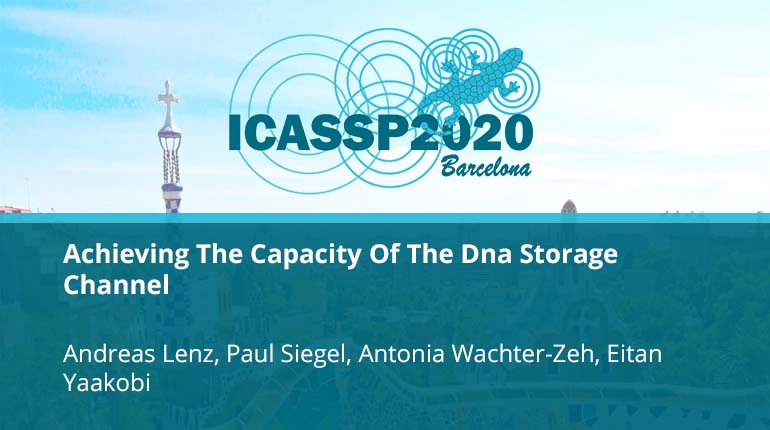 Achieving The Capacity Of The Dna Storage Channel