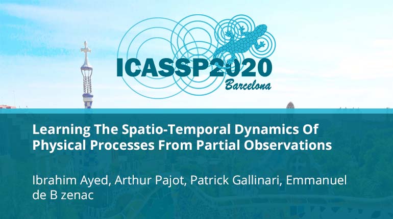 Learning The Spatio-Temporal Dynamics Of Physical Processes From Partial Observations