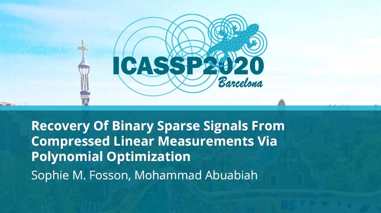 Recovery Of Binary Sparse Signals From Compressed Linear Measurements Via Polynomial Optimization