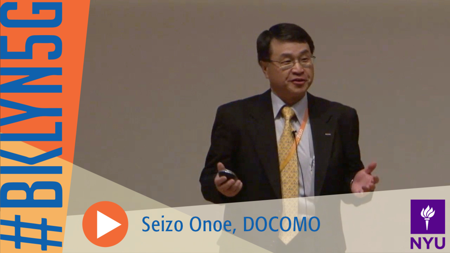The Brooklyn 5G Summit: Dr. Seizo Onoe from DOCOMO