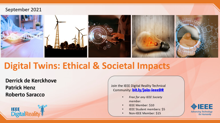 IEEE Digital Reality: Digital Twins: Ethical and Societal Impacts