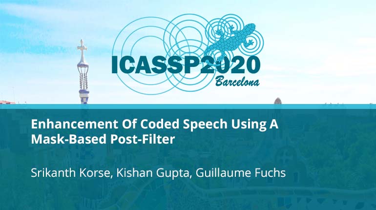 postfilter for speech codec