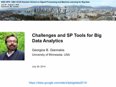 Challenges and SP Tools for Big Data Analytics