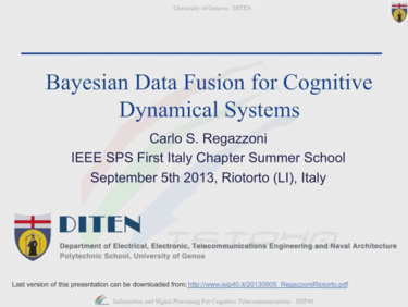 Bayesian Data Fusion for Cognitive Dynamical Systems