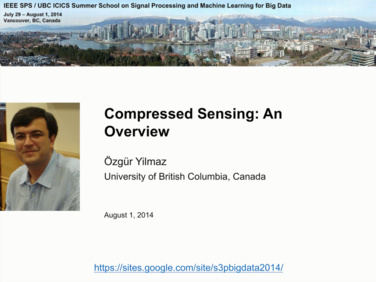 Compressed Sensing: An Overview