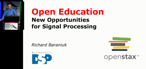 Open Education: New Opportunities for Signal Processing