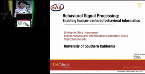 Behavioral Signal Processing: Enabling Human-Centered Behavioral Informatics