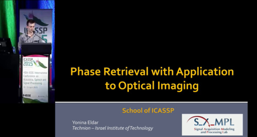 Phase Retrieval with Application to Optical Imaging