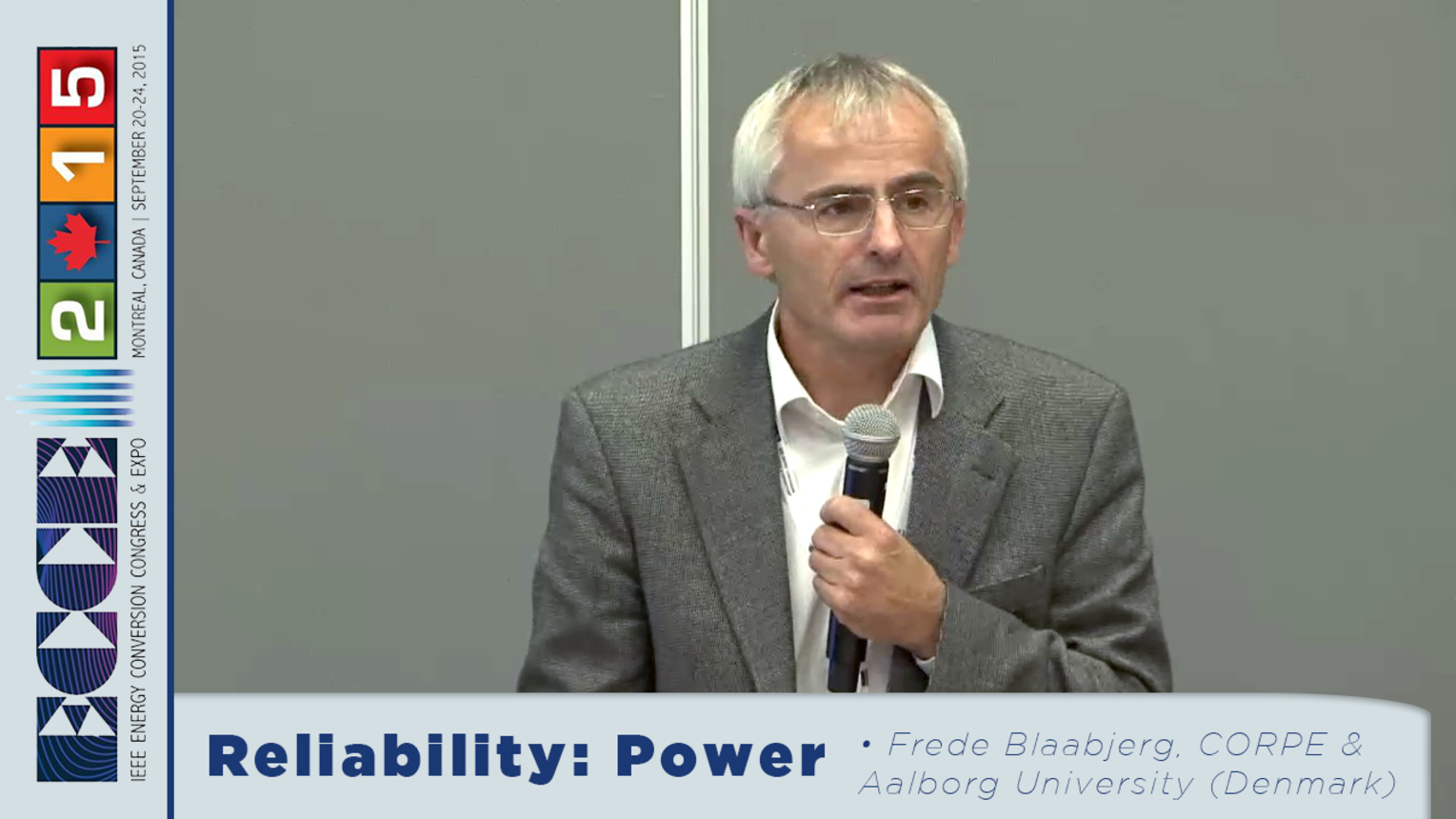 ECCE 2015 Design for Reliability of Power Electronic Systems with Frede Blaabjerg (Part 1)