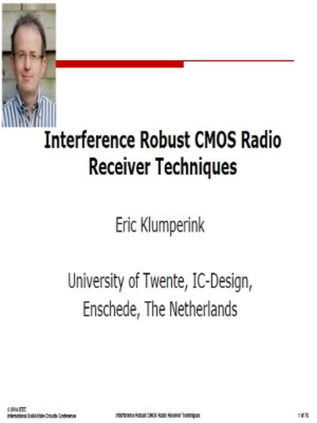 Interference Robust CMOS Radio Receiver Techniques