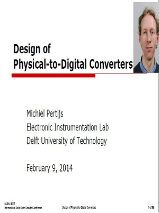 Design of Physical-to-Digital Converters