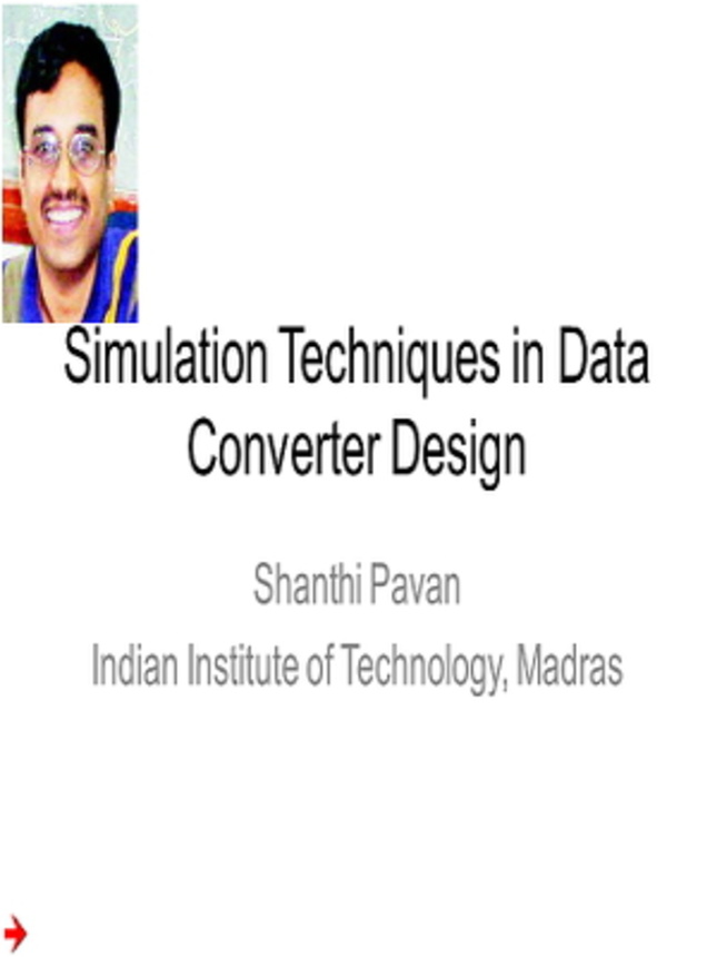 Simulation Techniques in Data Converter Design