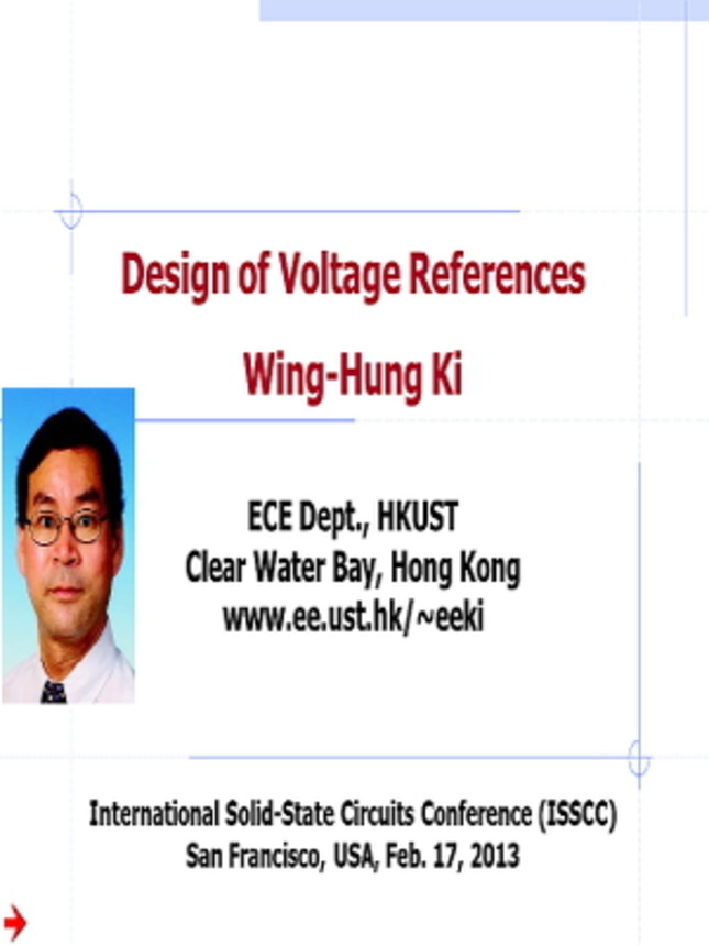 Design of Voltage References
