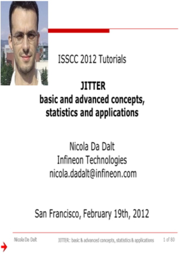 JITTER Basic and Advanced Concepts, Statistics and Applications