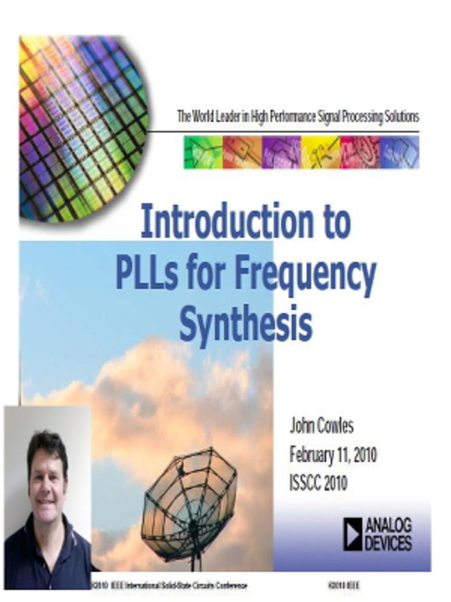 Introduction to Phase-Locked Loops for Frequency Synthesis
