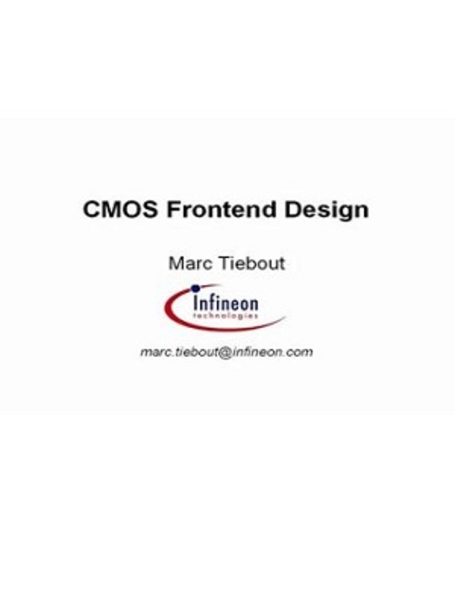 CMOS Frontend Design