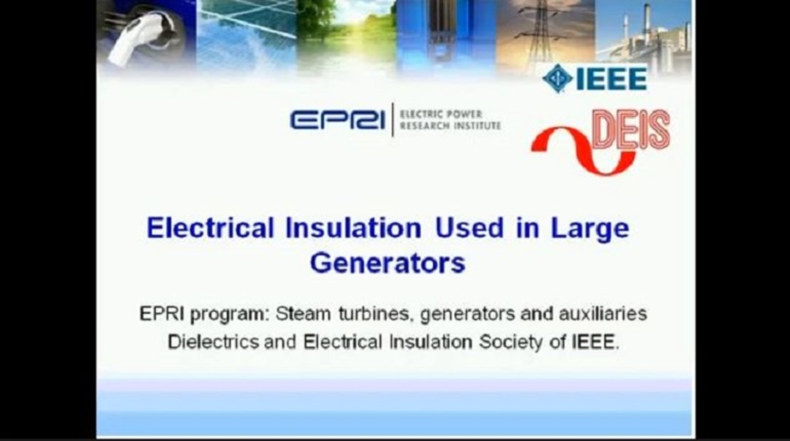 Electrical Insulation Used in Large Generators