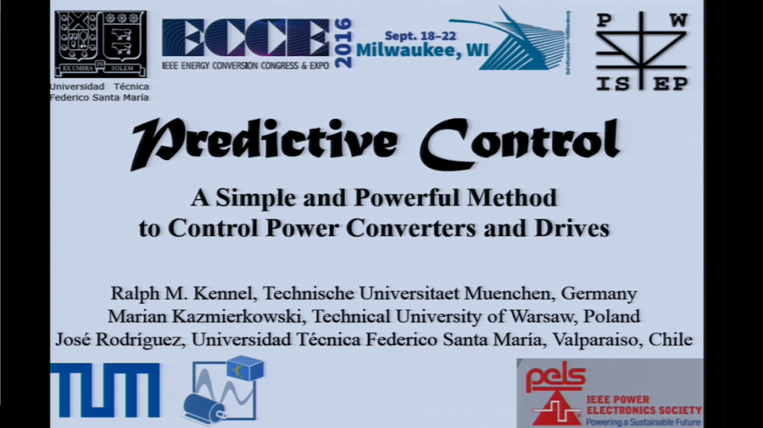 Predictive Control - A simple and Powerful Method of Control Power Converters and Drives Part I