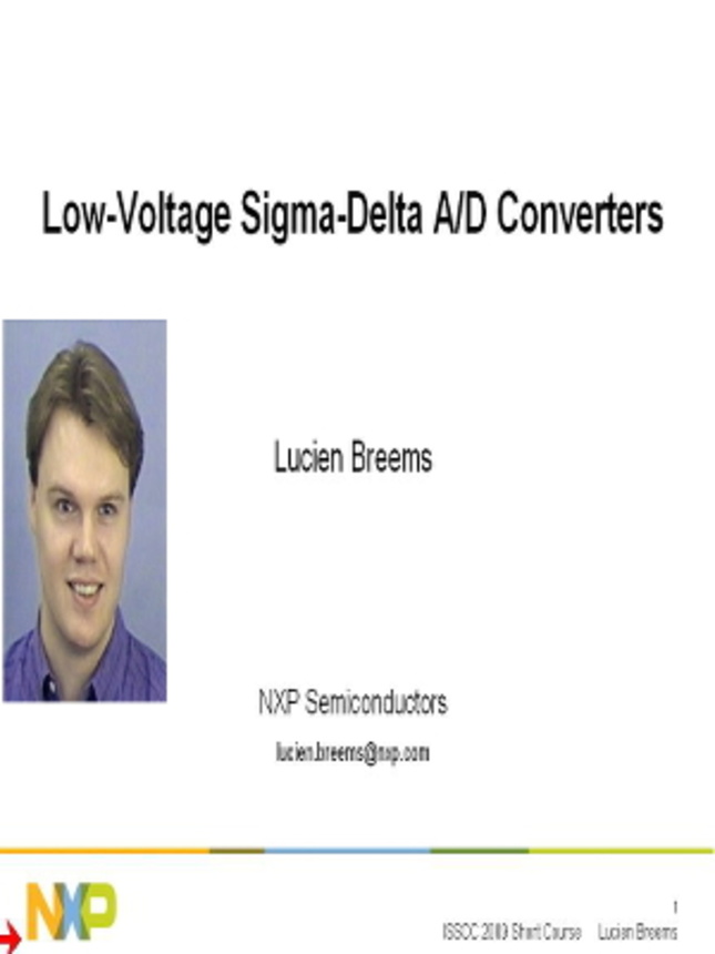 Low Voltage Sigma Delta A D Converters Video