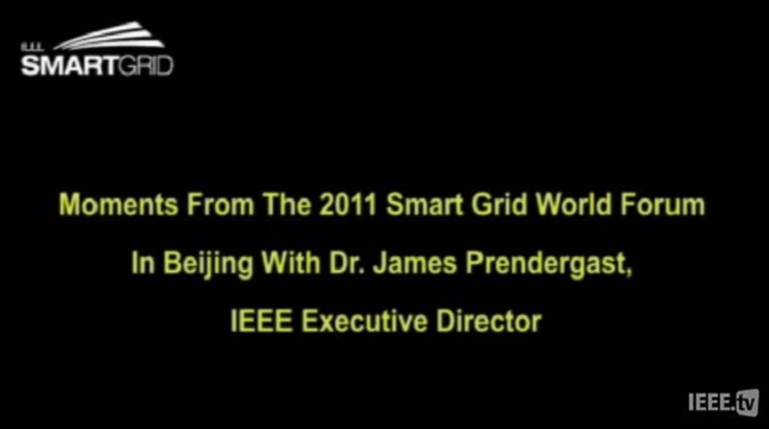 IEEE and the Developing Smart Grid