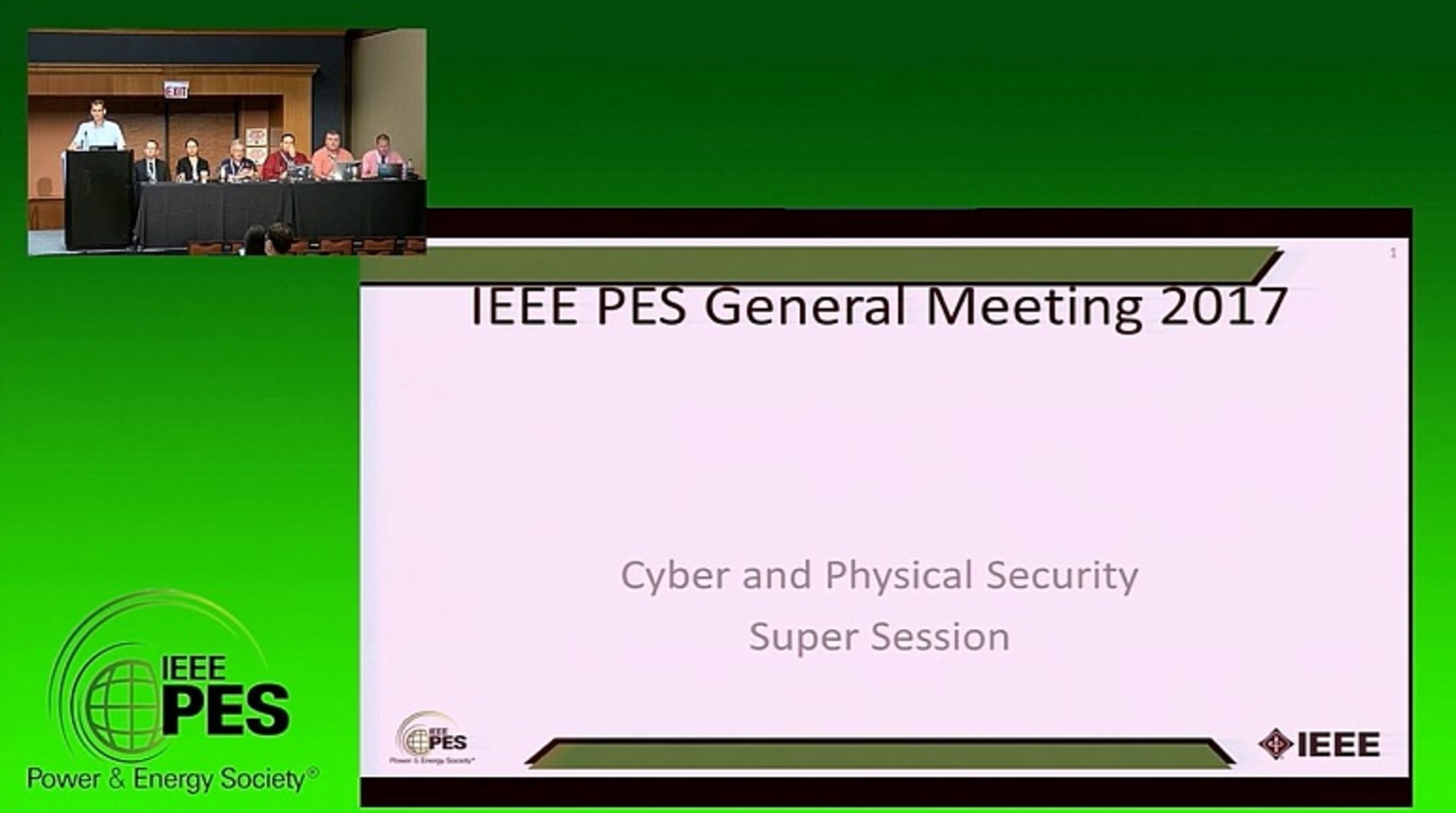 PES GM 2017 - Cyber and Physical Security Super Session