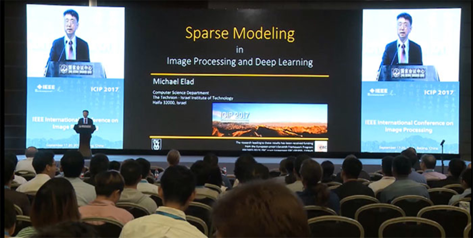 ICIP 2017 - Plenary: Sparse Modeling in Image Processing and Deep Learning