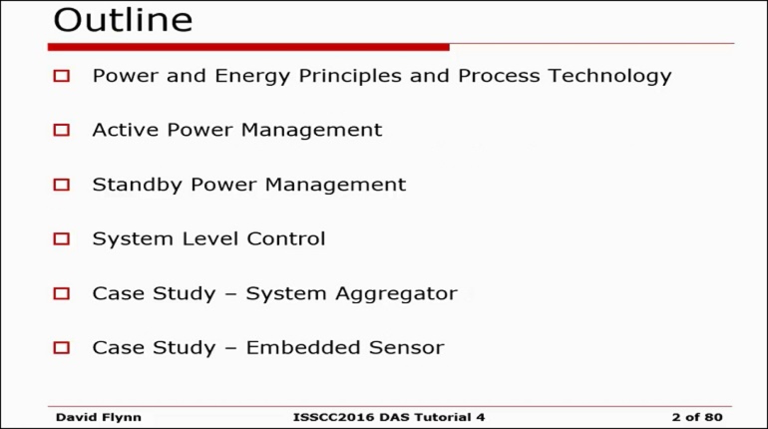 System Level Power-Management Techniques Video