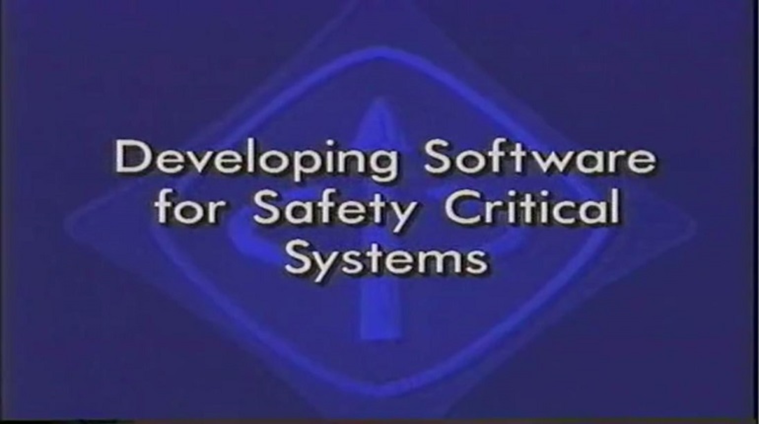 Developing Software for Safety Critical Systems