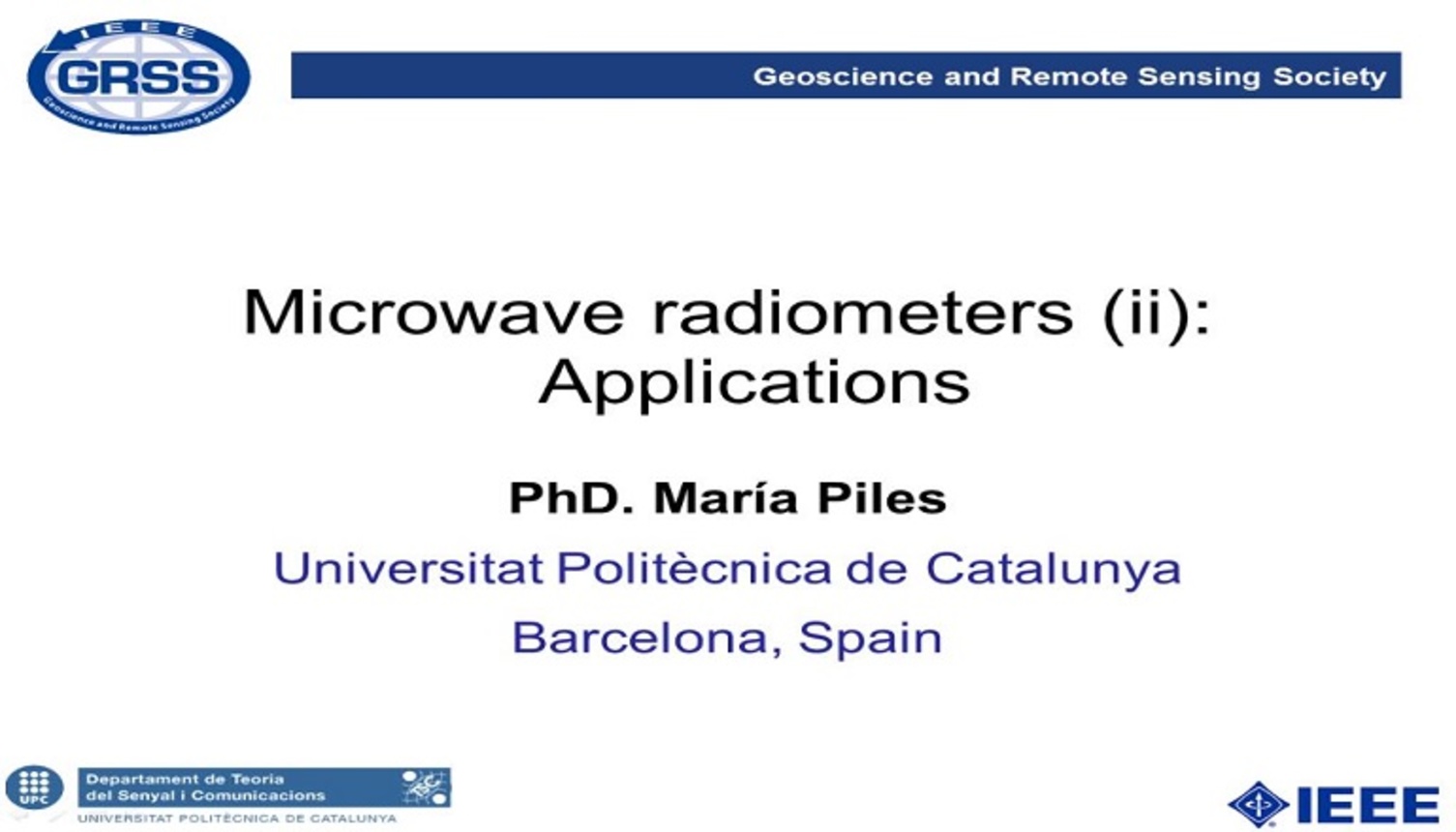 Microwave Radiometers 1: Principles, Technologies, and Sensors