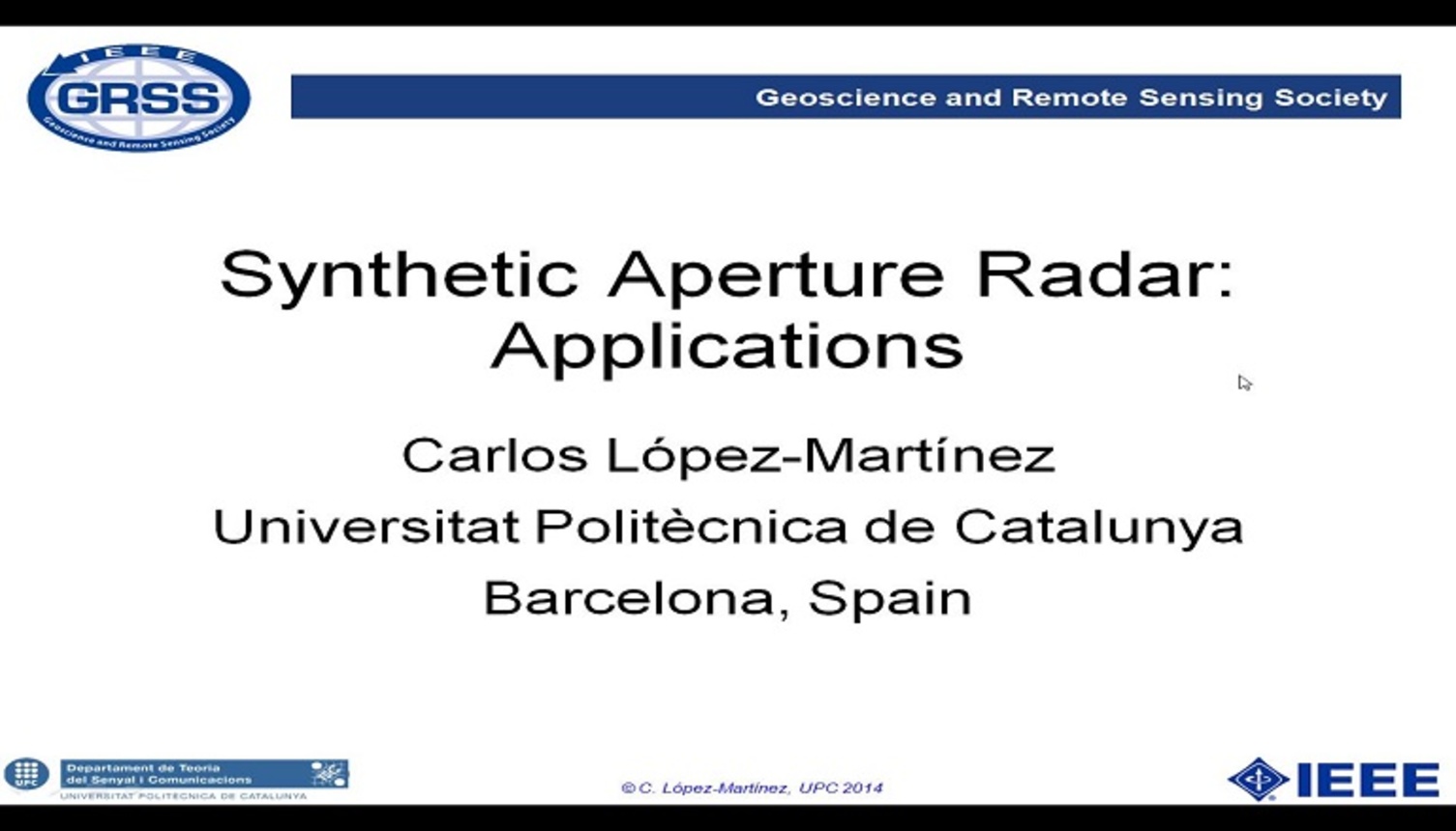 Synthetic Aperture Radar: Applications