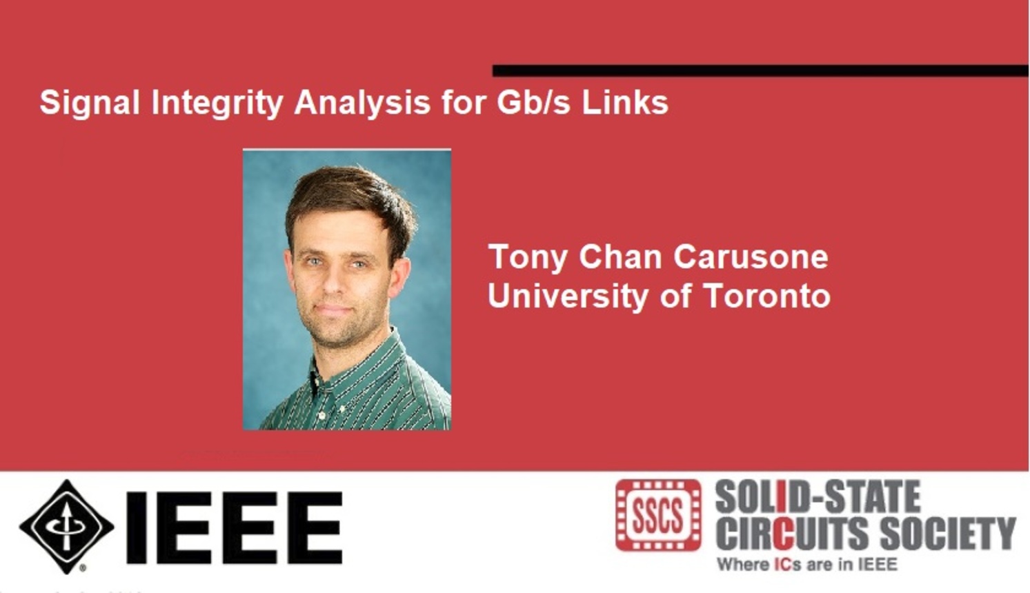 Signal Integrity Analysis for Gbs Links Video