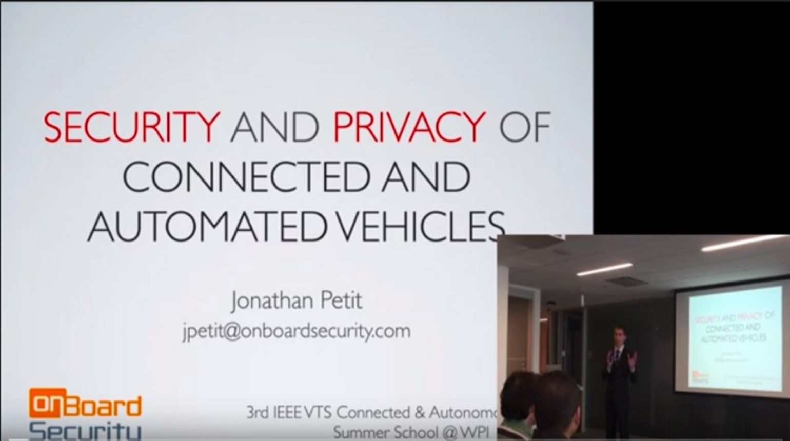 Security and Privacy of Connected and Automated Vehicles