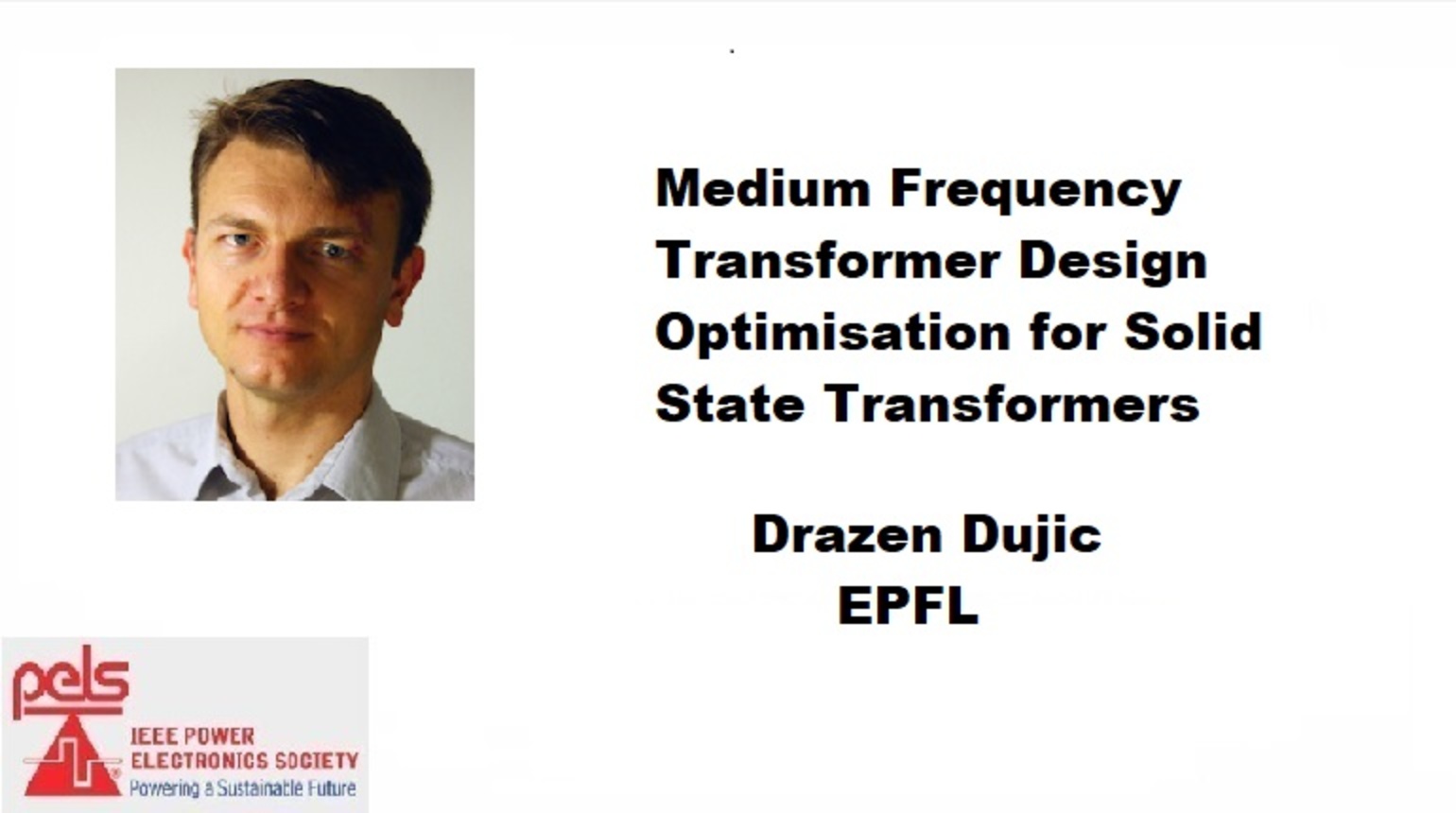 Medium Frequency Transformer Design Optimisation for Solid State Transformers