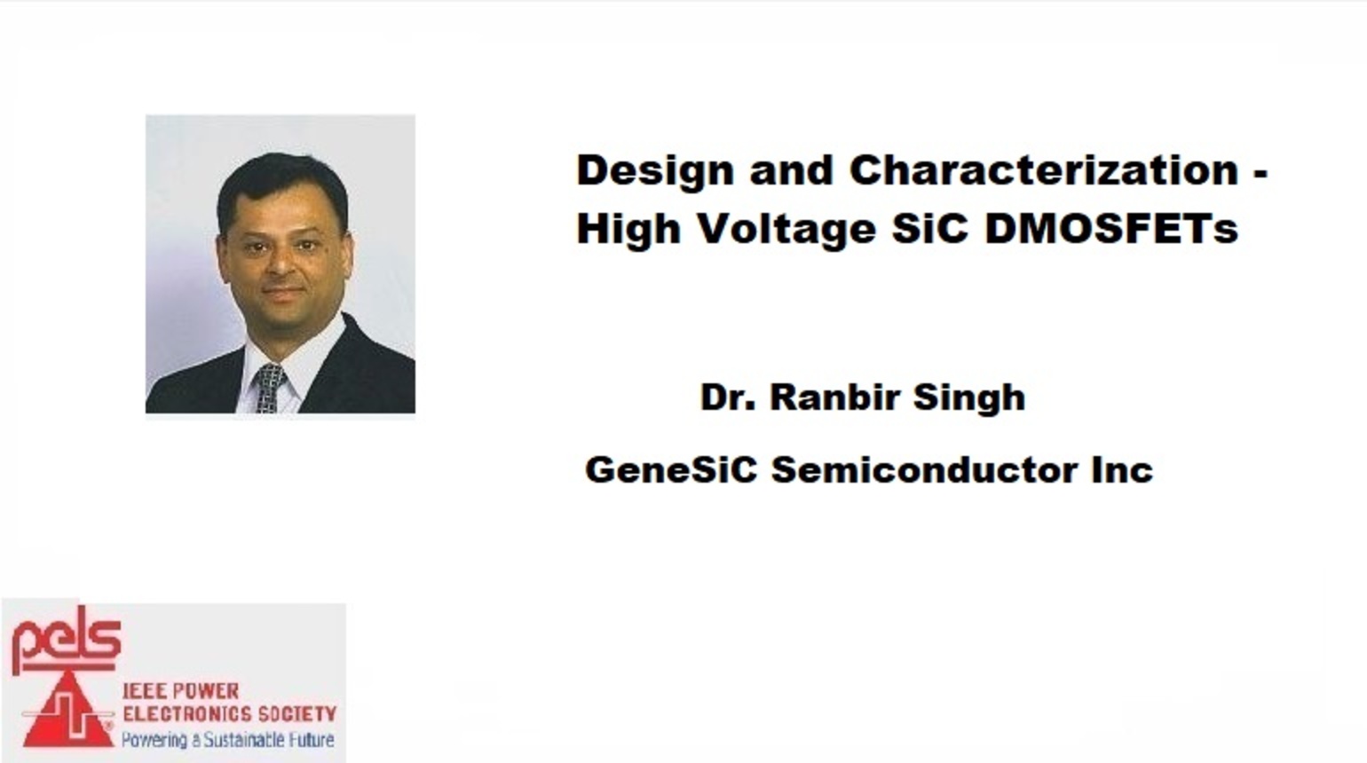 Design and Characterization - High Voltage SiC DMOSFETs