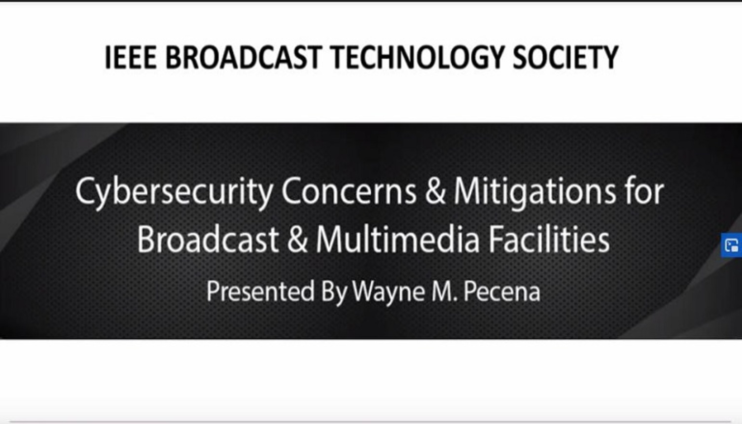 Cybersecurity Concerns and Mitigations for Broadcast and Multimedia Facilities