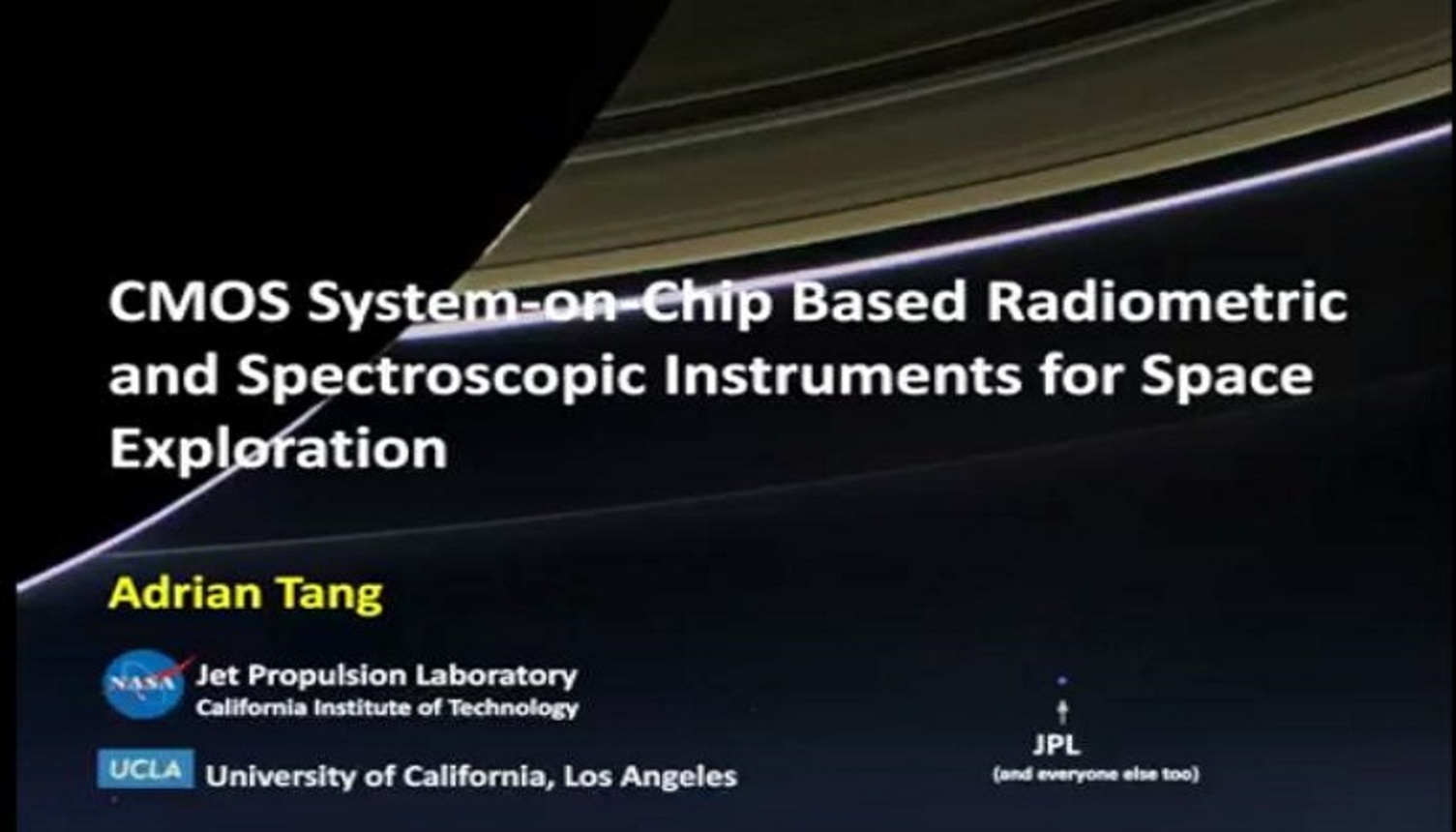 CMOS System on Chip Based Radiometric and Spectroscopic Instruments for Space Exploration