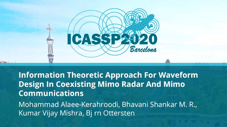 Information Theoretic Approach For Waveform Design In Coexisting Mimo Radar And Mimo Communications