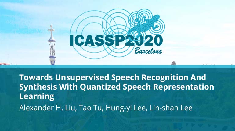 Towards Unsupervised Speech Recognition And Synthesis With Quantized Speech Representation Learning