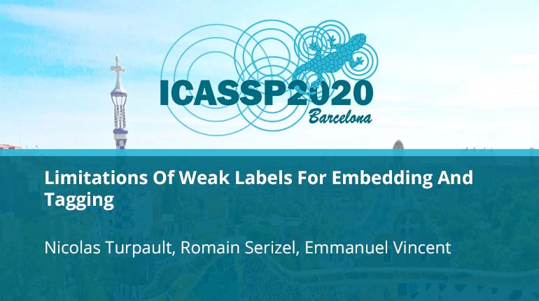 Limitations Of Weak Labels For Embedding And Tagging