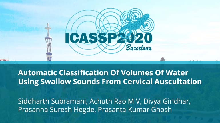 Automatic Classification Of Volumes Of Water Using Swallow Sounds From Cervical Auscultation