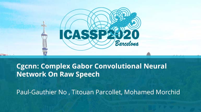 Cgcnn: Complex Gabor Convolutional Neural Network On Raw Speech