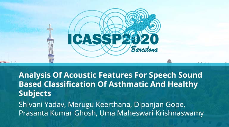 Analysis Of Acoustic Features For Speech Sound Based Classification Of Asthmatic And Healthy Subjects
