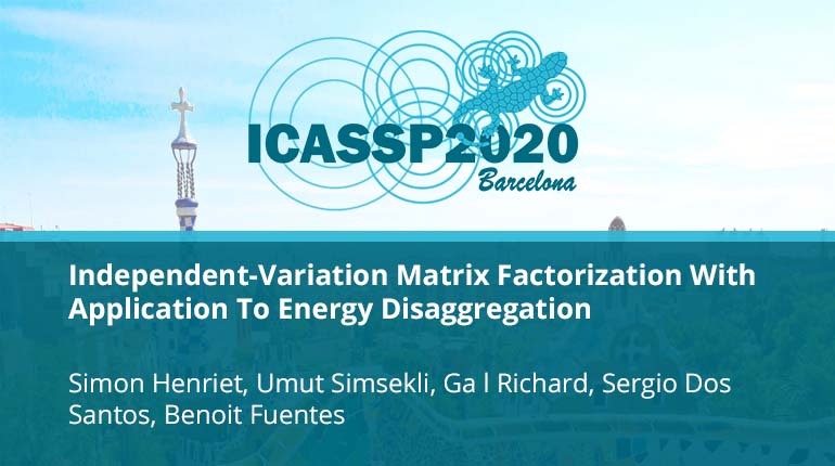 Independent-Variation Matrix Factorization With Application To Energy Disaggregation
