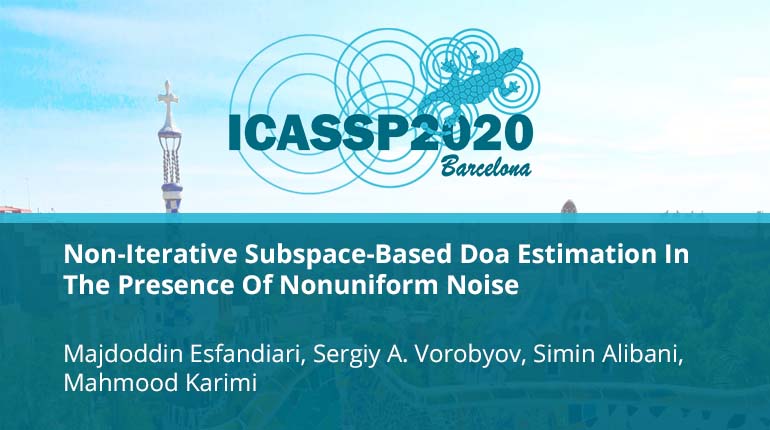 Non-Iterative Subspace-Based Doa Estimation In The Presence Of Nonuniform Noise
