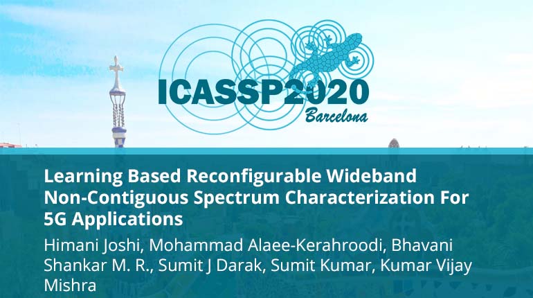 Learning Based Reconfigurable Wideband Non-Contiguous Spectrum Characterization For 5G Applications