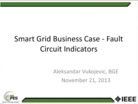 Smart Grid Business Case - Fault Circuit Indicators