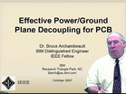 EMC - Bruce Archambeault - Effective Power/Ground Plane Decoupling for PCB